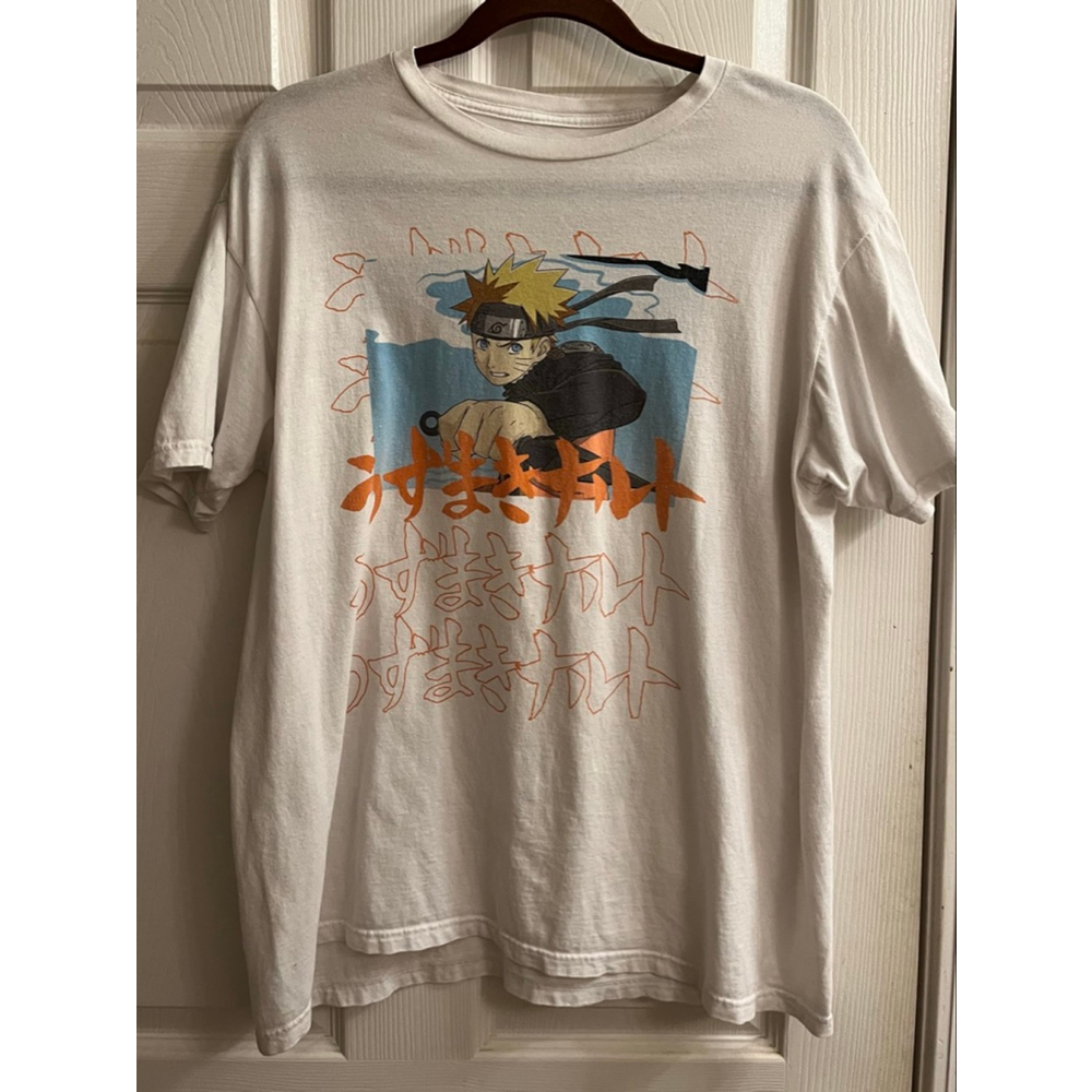 VINTAGE~NARUTO ANIME ~100% COTTON TEE~SHIPPUDEN COLLECTION~LG